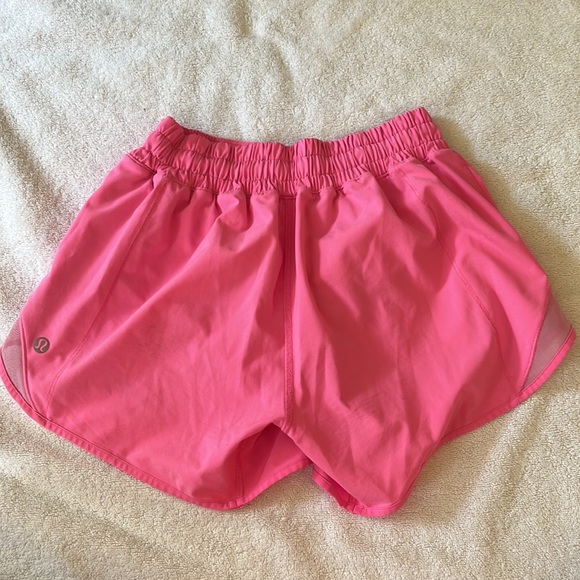 Lululemon Hotty Hot 4” Pink Shorts - Picture 2 of 4